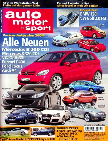 Deckblatt Auto Motor und Sport (19/2004)